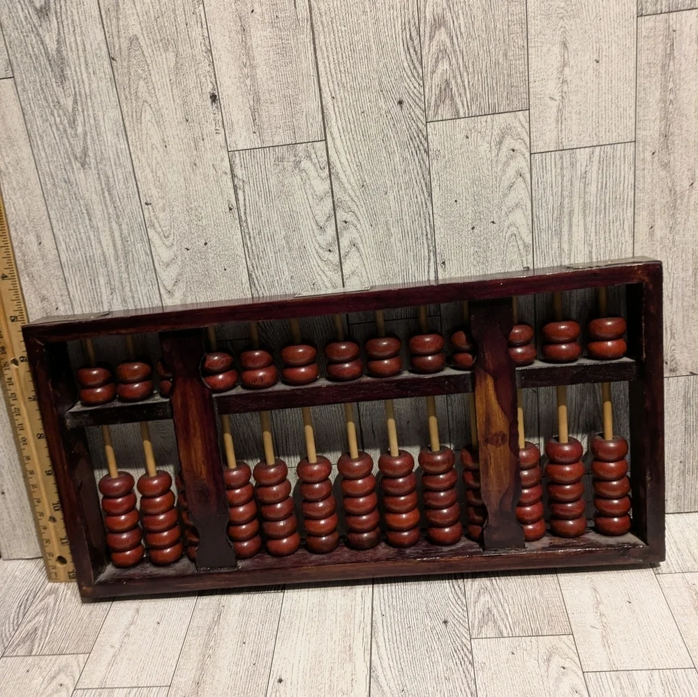 Diamond Supply Co. Red Wooden Abacus